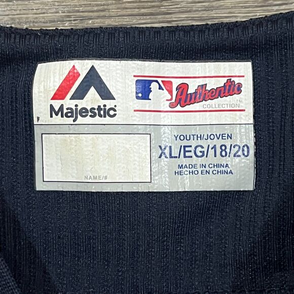 Youth XL Majestic Ken Griffey Jr #24 Seattle Mariners Cool Base Jersey - Picture 5 of 9